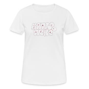 Karlsruhe Vomisse - T-shirt respirant Femme - blanc - Devant - AI Model Female 172 dark (172cm)