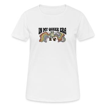 In meiner queeren Ära - Frauen T-Shirt atmungsaktiv - Weiß - Vorne - AI Model Female 172 dark (172cm)