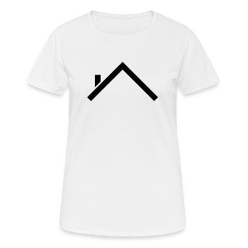Toit - T-shirt respirant Femme - blanc - Devant - AI Model Female 172 dark (172cm)