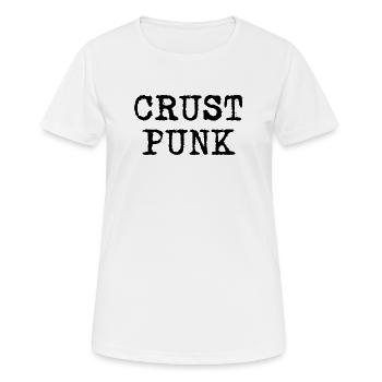 Crust Punk - Frauen T-Shirt atmungsaktiv - Weiß - Vorne - AI Model Female 172 dark (172cm)