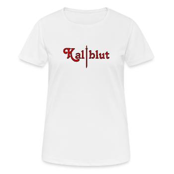 Kaltblut Schwert - Frauen T-Shirt atmungsaktiv - Weiß - Vorne - AI Model Female 172 dark (172cm)