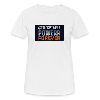 Truck Power für immer verzweifelt - Frauen T-Shirt atmungsaktiv - Weiß - Vorne - AI Model Female 172 dark (172cm)