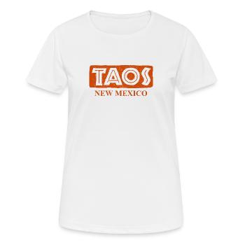Taos - Nouveau-Mexique - États-Unis d’Amérique - T-shirt respirant Femme - blanc - Devant - AI Model Female 172 dark (172cm)