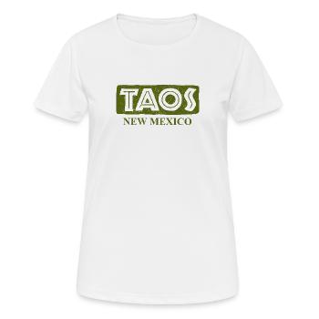 Taos - Nouveau-Mexique - États-Unis d’Amérique - T-shirt respirant Femme - blanc - Devant - AI Model Female 172 dark (172cm)