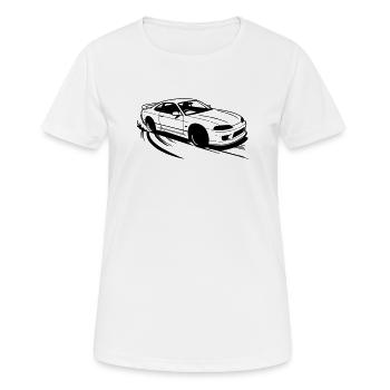 Drifting - Women's Breathable T-Shirt - white - Front - AI Model Female 172 dark (172cm)