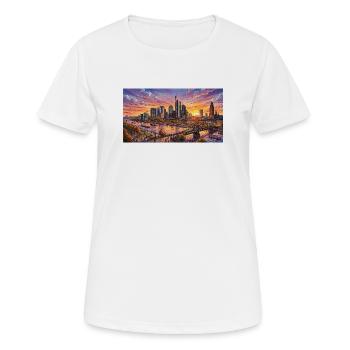 Métropole principale - T-shirt respirant Femme - blanc - Devant - AI Model Female 172 dark (172cm)
