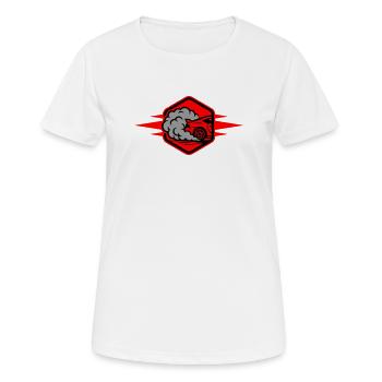 Auto Gas Symbol Autorennen - Frauen T-Shirt atmungsaktiv - Weiß - Vorne - AI Model Female 172 dark (172cm)