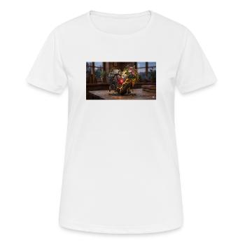 Cœur de la guérison - T-shirt respirant Femme - blanc - Devant - AI Model Female 172 dark (172cm)