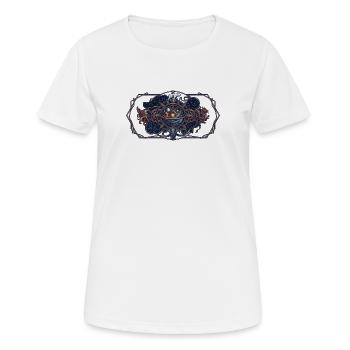Boussole Nordstern Mythos - T-shirt respirant Femme - blanc - Devant - AI Model Female 172 dark (172cm)