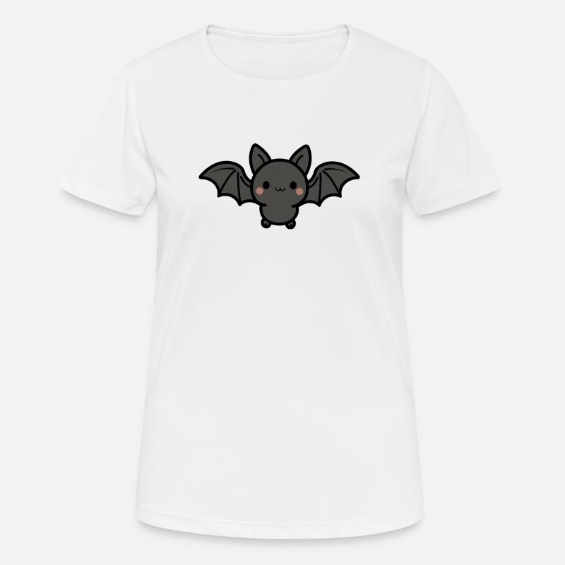 Cute Bat - Women's Breathable T-Shirt - white