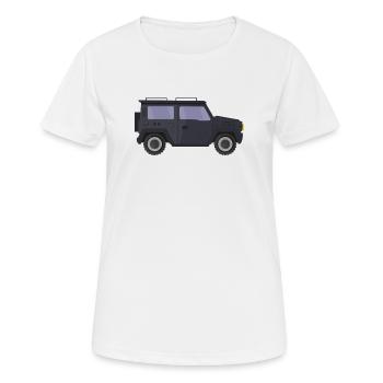 Jeep - T-shirt respirant Femme - blanc - Devant - AI Model Female 172 dark (172cm)