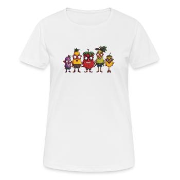 fruit - Women's Breathable T-Shirt - white - Front - AI Model Female 172 dark (172cm)