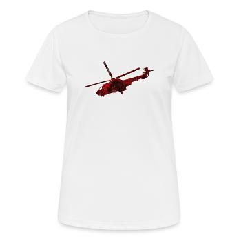 Helicopter Heli - Women's Breathable T-Shirt - white - Front - AI Model Female 172 dark (172cm)