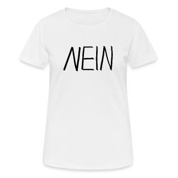Non - T-shirt respirant Femme - blanc - Devant - AI Model Female 172 dark (172cm)