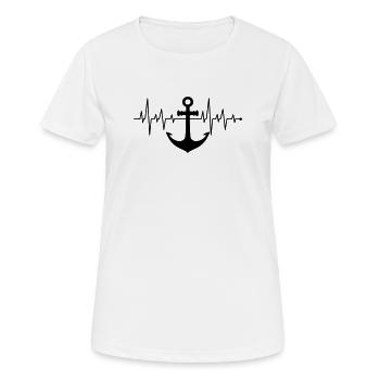Magasin principal - T-shirt respirant Femme - blanc - Devant - AI Model Female 172 dark (172cm)