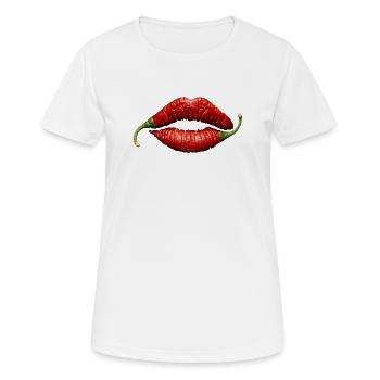 chilli - Women's Breathable T-Shirt - white - Front - AI Model Female 172 dark (172cm)