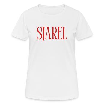 SJAREL. Dialect Shirt - Women's Breathable T-Shirt - white - Front - AI Model Female 172 dark (172cm)