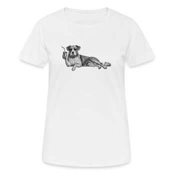 Trink-Cocktail - Frauen T-Shirt atmungsaktiv - Weiß - Vorne - AI Model Female 172 dark (172cm)