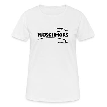 Plueschmors Low German Sea Shirt - Women's Breathable T-Shirt - white - Front - AI Model Female 172 dark (172cm)