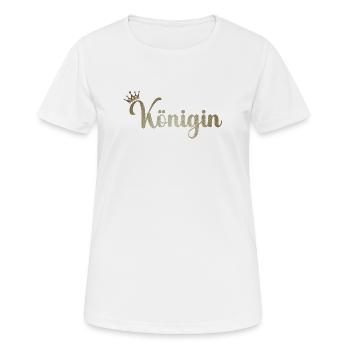 Queen - Women's Breathable T-Shirt - white - Front - AI Model Female 172 dark (172cm)