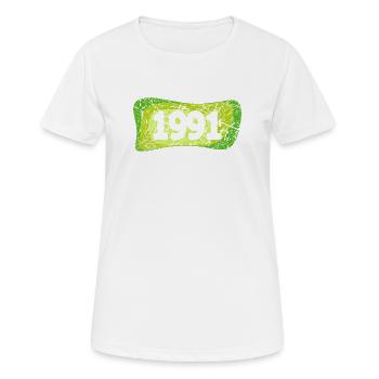 1991 - Women's Breathable T-Shirt - white - Front - AI Model Female 172 dark (172cm)