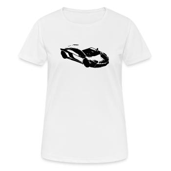 Lambo sports car Italian supercar - Women's Breathable T-Shirt - white - Front - AI Model Female 172 dark (172cm)