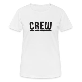 Un design d'équipage au charme berlinois - T-shirt respirant Femme - blanc - Devant - AI Model Female 172 dark (172cm)
