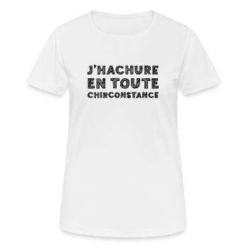 I HATCH IN ALL ORDER! - Women's Breathable T-Shirt - white - Front - AI Model Female 172 dark (172cm)