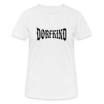dorf kind child village bambino dorfkind shirt - Frauen T-Shirt atmungsaktiv - Weiß - Vorne - AI Model Female 172 dark (172cm)