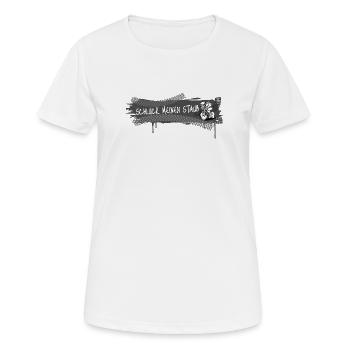 Schluck Meinen Staub Biker Grunge - Frauen T-Shirt atmungsaktiv - Weiß - Vorne - AI Model Female 172 dark (172cm)
