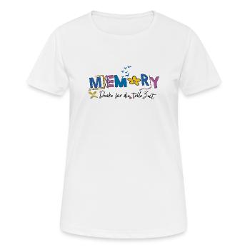 Memory nice was the time - Women's Breathable T-Shirt - white - Front - AI Model Female 172 dark (172cm)