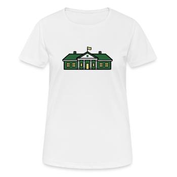 Tennis Country Club Clubhouse - Women's Breathable T-Shirt - white - Front - AI Model Female 172 dark (172cm)
