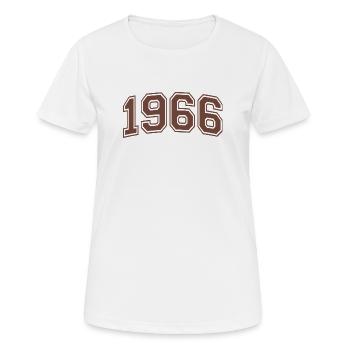 Retro Adventure 60 Jahre Sixties Geschenk 1966 - Frauen T-Shirt atmungsaktiv - Weiß - Vorne - AI Model Female 172 dark (172cm)