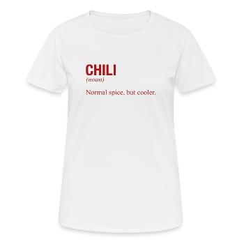 CHILI - Women's Breathable T-Shirt - white - Front - AI Model Female 172 dark (172cm)