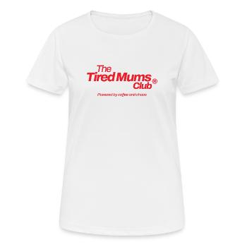 Lustiges Mama Oma Muttertag Geschenk Design Humor - Frauen T-Shirt atmungsaktiv - Weiß - Vorne - AI Model Female 172 dark (172cm)