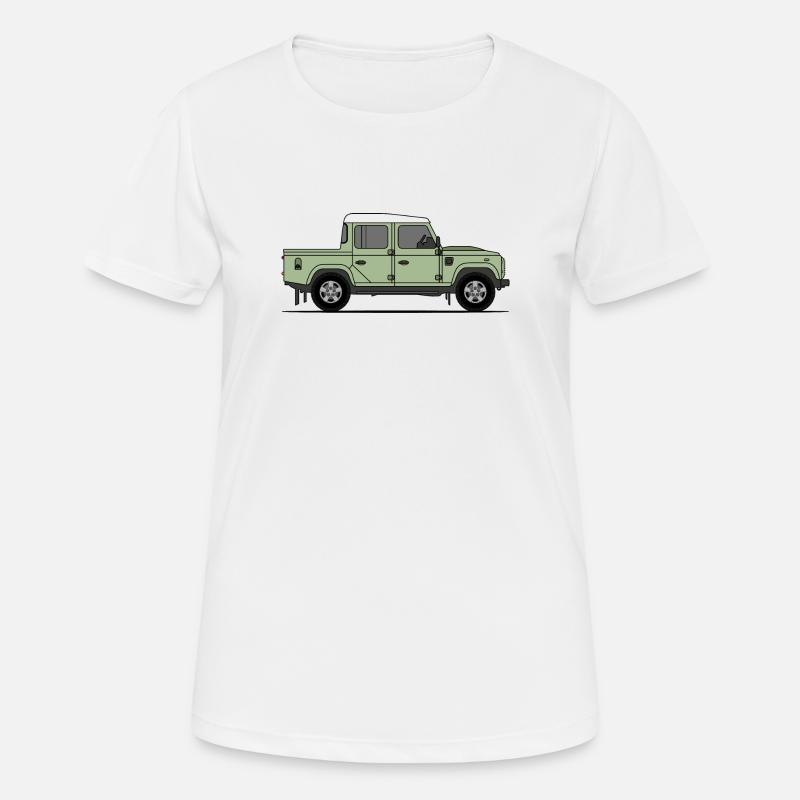 Defender Double Cab - Women's Breathable T-Shirt - white