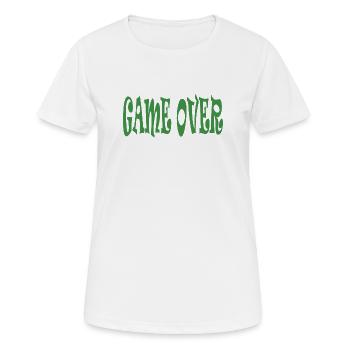 Fin du jeu - T-shirt respirant Femme - blanc - Devant - AI Model Female 172 dark (172cm)