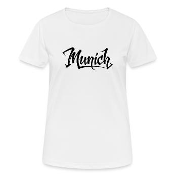 Conception de mandala de méditation consciente - T-shirt respirant Femme - blanc - Devant - AI Model Female 172 dark (172cm)