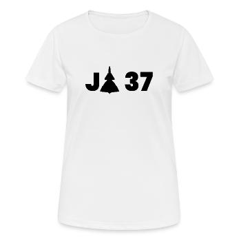 JA 37 Viggen - Women's Breathable T-Shirt - white - Front - AI Model Female 172 dark (172cm)