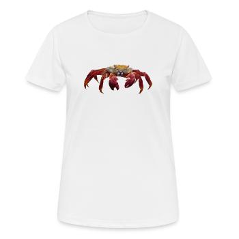 Krabbe - Frauen T-Shirt atmungsaktiv - Weiß - Vorne - AI Model Female 172 dark (172cm)