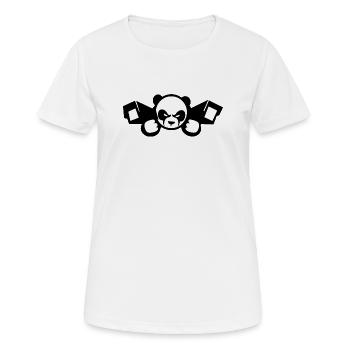 Panda de surveillance chinoise - T-shirt respirant Femme - blanc - Devant - AI Model Female 172 dark (172cm)