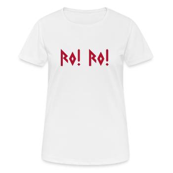 Calm! Calm! – Norwegian Viking - Women's Breathable T-Shirt - white - Front - AI Model Female 172 dark (172cm)