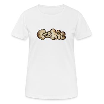 Cookie - Frauen T-Shirt atmungsaktiv - Weiß - Vorne - AI Model Female 172 dark (172cm)