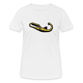 Exhaust Moped Screwdriver Two-Stroke Motorcycle - Women's Breathable T-Shirt - white - Front - AI Model Female 172 dark (172cm)