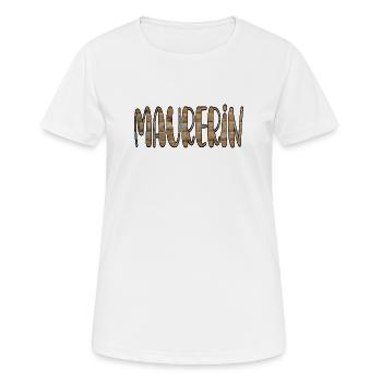 Industrie de la construction de maisons de maçon - T-shirt respirant Femme - blanc - Devant - AI Model Female 172 dark (172cm)