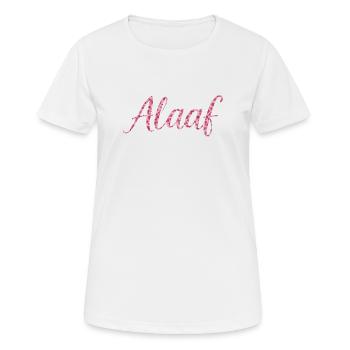 Idée de costume pour le carnaval de Cologne pour la chemise Alaaf - T-shirt respirant Femme - blanc - Devant - AI Model Female 172 dark (172cm)