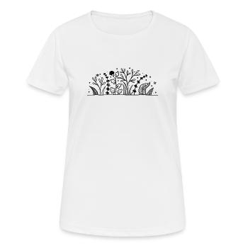 Plant - Women's Breathable T-Shirt - white - Front - AI Model Female 172 dark (172cm)