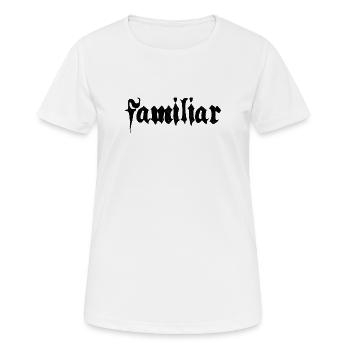Familiar confidant - Women's Breathable T-Shirt - white - Front - AI Model Female 172 dark (172cm)