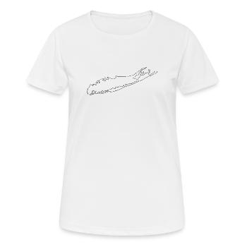 Long Island - Women's Breathable T-Shirt - white - Front - AI Model Female 172 dark (172cm)