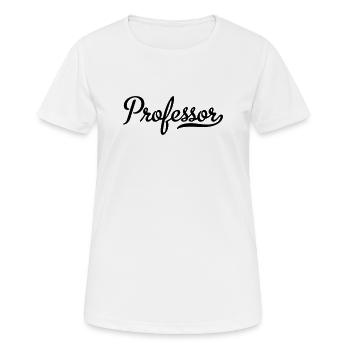 professeur - T-shirt respirant Femme - blanc - Devant - AI Model Female 172 dark (172cm)
